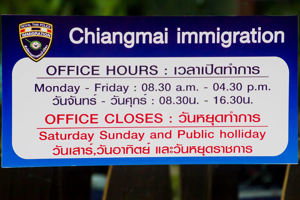Chiang Mai immigration