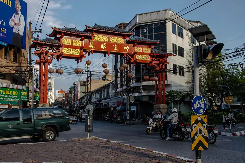 The Portal to Chinatown in Chiang Mai