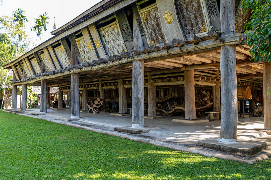 Teak house Rai Mae Fah Luang Chiang Rai